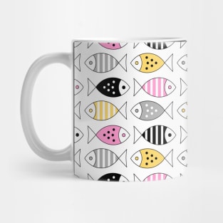 Fish Pink Yellow Mug